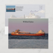 Wilfred Sykes briefkaart (Voorkant / Achterkant)