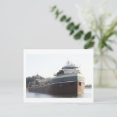 WILFRED SYKES BULK FREIGHTER BRIEFKAART (Staand voorkant)