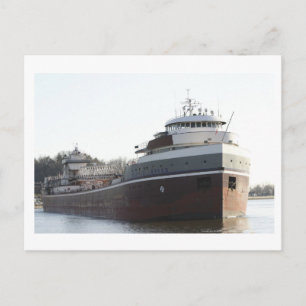 WILFRED SYKES BULK FREIGHTER BRIEFKAART
