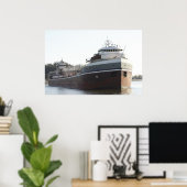 WILFRED SYKES BULK FREIGHTER POSTER (Thuiskantoor)