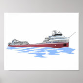 Wilfred Sykes Cleveland Cliffs Poster (Voorkant)