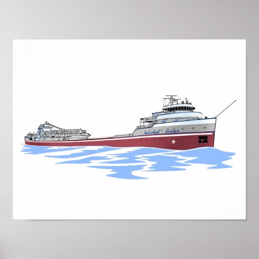 Wilfred Sykes Cleveland Cliffs Poster (Voorkant)