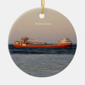 Wilfred Sykes dubbelzijdige versiering Keramisch Ornament (Voorkant)