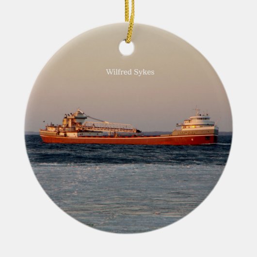 Wilfred Sykes dubbelzijdige versiering Keramisch Ornament (Voorkant)