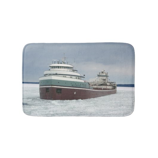 Wilfred Sykes in ijsbadmat Badmat (Voorkant)