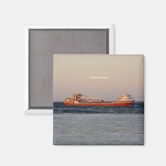 Wilfred Sykes magnet (Voorkant / Achterkant)