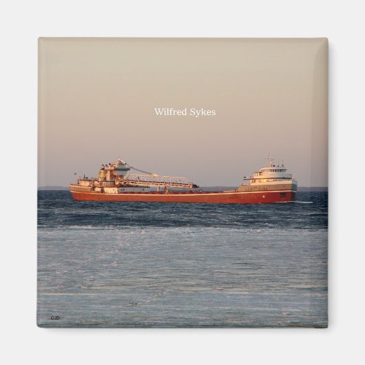 Wilfred Sykes magnet (Voorkant)