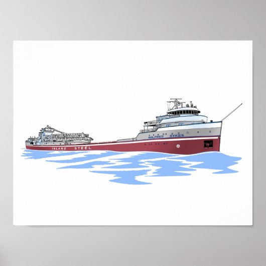 Wilfred Sykes ontloader Inland Poster (Voorkant)