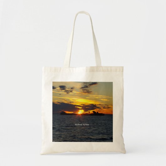 Wilfred Sykes op Sunset canvas tas (Voorkant)