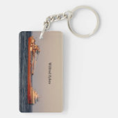 Wilfred Sykes rechthoek acrylsleutelketting Sleutelhanger (achterkant)