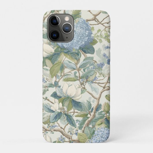 Wilg Kleine Magnolia Behang Bloemig Kust  Case-Mate iPhone Case (Achterkant)