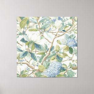 Wilg Little Magnolia Behang Bloemenkust Canvas Afdruk