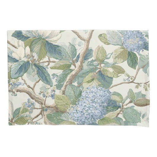 Wilg Little Magnolia Behang Bloemenkust Kussensloop (Voorkant)