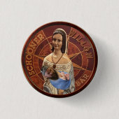 Wilg Ronde Button 3,2 Cm (Voorkant)