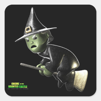 Wilga Witch Vierkante Sticker