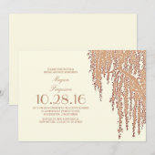 Wilgboomelegant vrijgezellenfeest in de openlucht kaart (Voorkant / Achterkant)