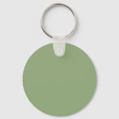 Wilgen botanische bladeren William Morris Monogram Sleutelhanger (Achterkant)