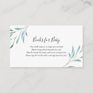Wilgen Eucalyptus Boeken voor Baby Kaart