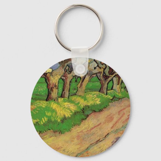 Wilgen langs de pollard door Vincent van Gogh Sleutelhanger (Voorkant)
