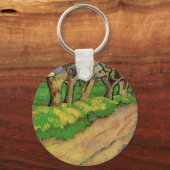 Wilgen langs de pollard door Vincent van Gogh Sleutelhanger (Voorkant)