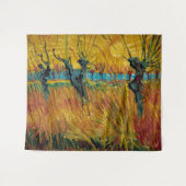 Wilgen op zonsondergang | Van Gogh | Wandkleed (Voorkant (horizontaal))