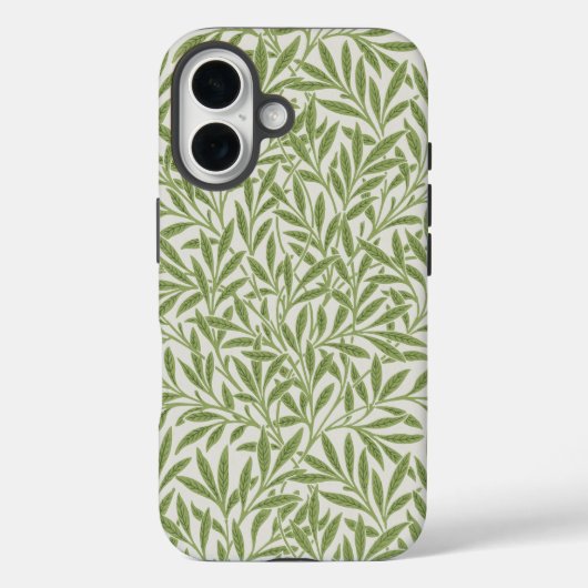Wilgenbladeren Botanisch Patroon Morris William Case-Mate iPhone Case (Achterkant)