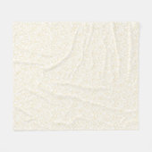 Wilgenwervel Silhouet - Geel Fleece Deken (Voorkant (Horizontaal))