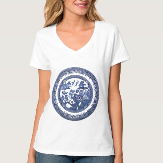 wilgpatroon t-shirt (Voorkant)