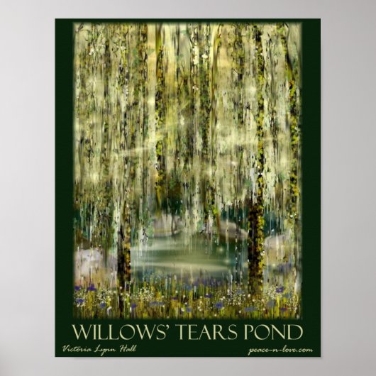 Wilgtranen Pond Poster (Voorkant)