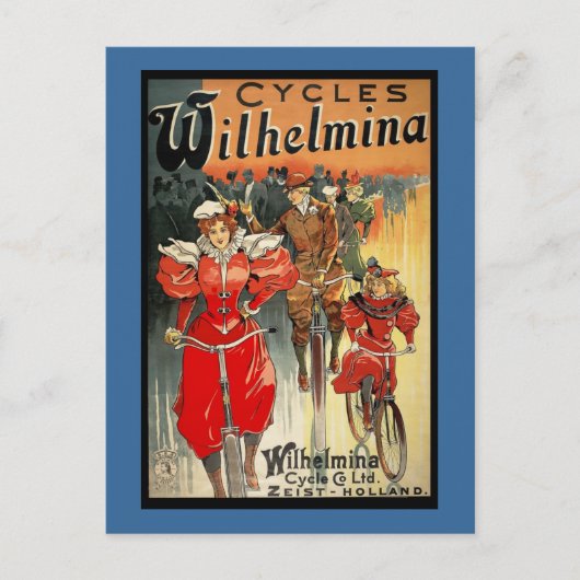 Wilhamena Cycles Briefkaart (Voorkant)