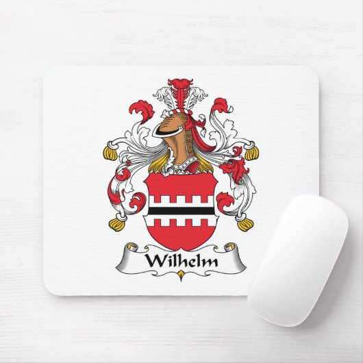 Wilhelm Family Crest Muismat (Met muis)