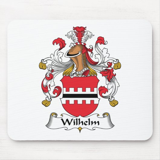 Wilhelm Family Crest Muismat (Voorkant)