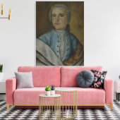 Wilhelm Friedemann Bach, c.1733 Canvas Afdruk (Insitu (Woonkamer))