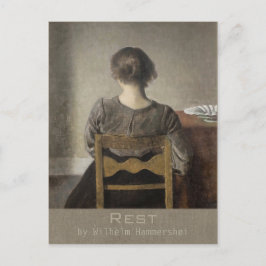 Wilhelm Hammershøi Rest CC0692 Briefkaart
