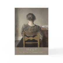 Wilhelm Hammershøi Rest CC0693 Wenskaart