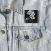 Wilhelm Liebknecht Vierkante Button 5,1 Cm (In situ)