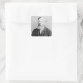 Wilhelm Liebknecht Vierkante Sticker (Tas)