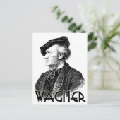 Wilhelm Richard Wagner Briefkaart (Staand voorkant)