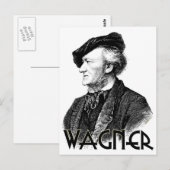Wilhelm Richard Wagner Briefkaart (Voorkant / Achterkant)