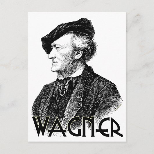 Wilhelm Richard Wagner Briefkaart (Voorkant)