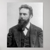 Wilhelm Rontgen Portrait Poster (Voorkant)