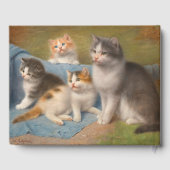 Wilhelm Schwar Die stolze Katzenmutter Gastboek Gastenboek (Achterkant)