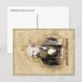 Wilhelm Steinitz, schaker Briefkaart