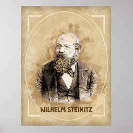Wilhelm Steinitz, schaker Poster