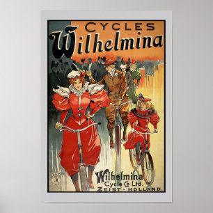Wilhelmina Cycle & Co. Ltd Zeist-Holland Poster