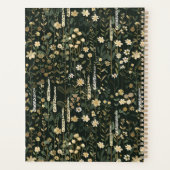 Wilhelmina Dark Daisy Floral Planner (Achterkant)