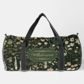 Wilhelmina Dark Daisy Floral Plunjezak (Achterkant)