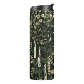 Wilhelmina Dark Daisy Floral Thermosbeker (Gedraaid links)