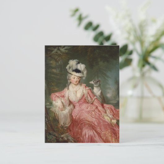 Wilhelmine Enke Briefkaart (Staand voorkant)