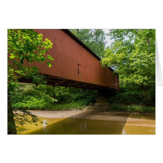 Wilkens Mill Overdekte Brug (Voorkant Horizontaal)